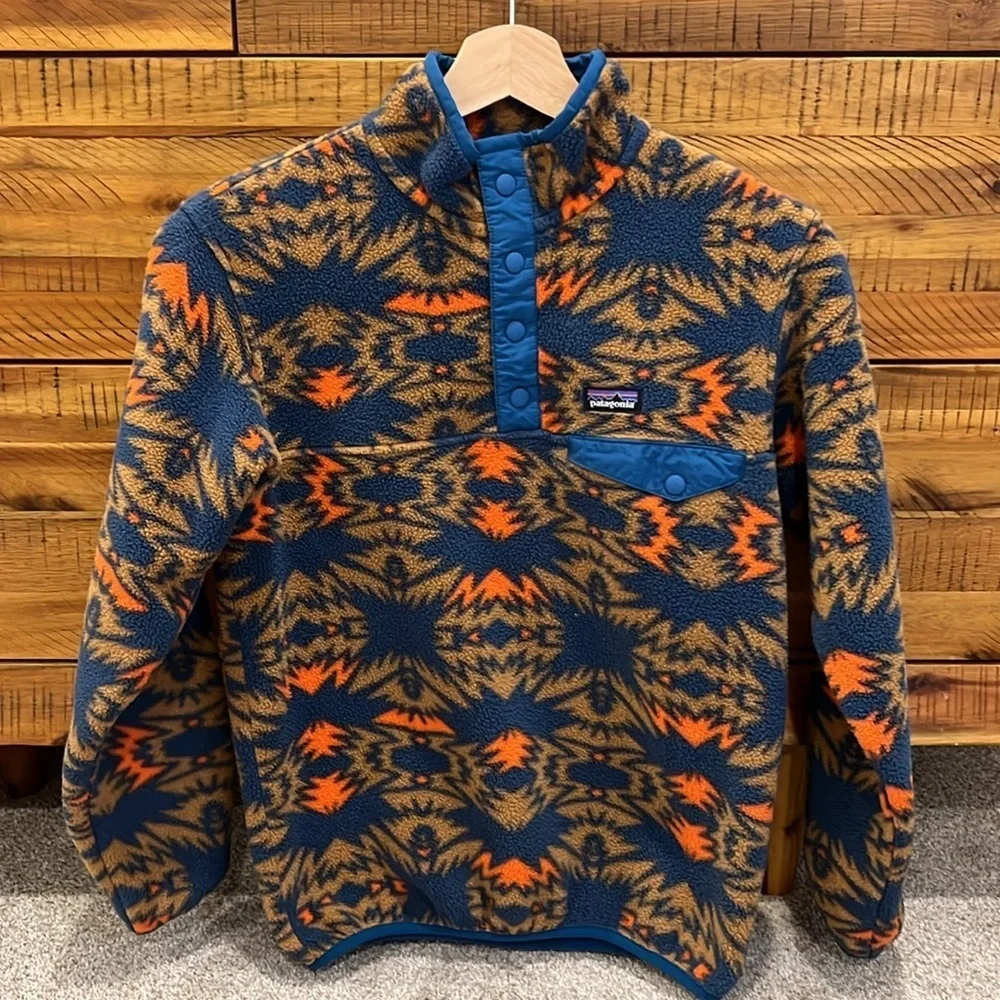 HTF Patagonia Lightweight Synchilla Snap-T Fleece Pullover
